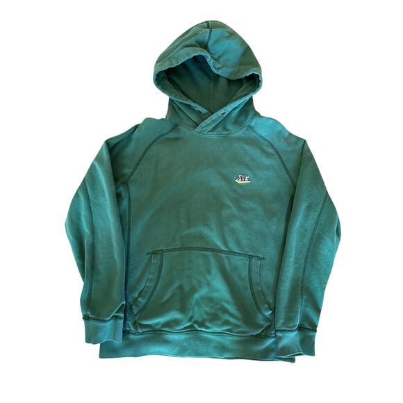 Vintage Y2K American Eagle Hunter Green L Raglan Hoodie - Picture 1 of 7